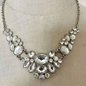 Rhinestone statement necklace